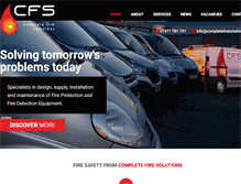 Tablet Screenshot of completefiresolutions.co.uk